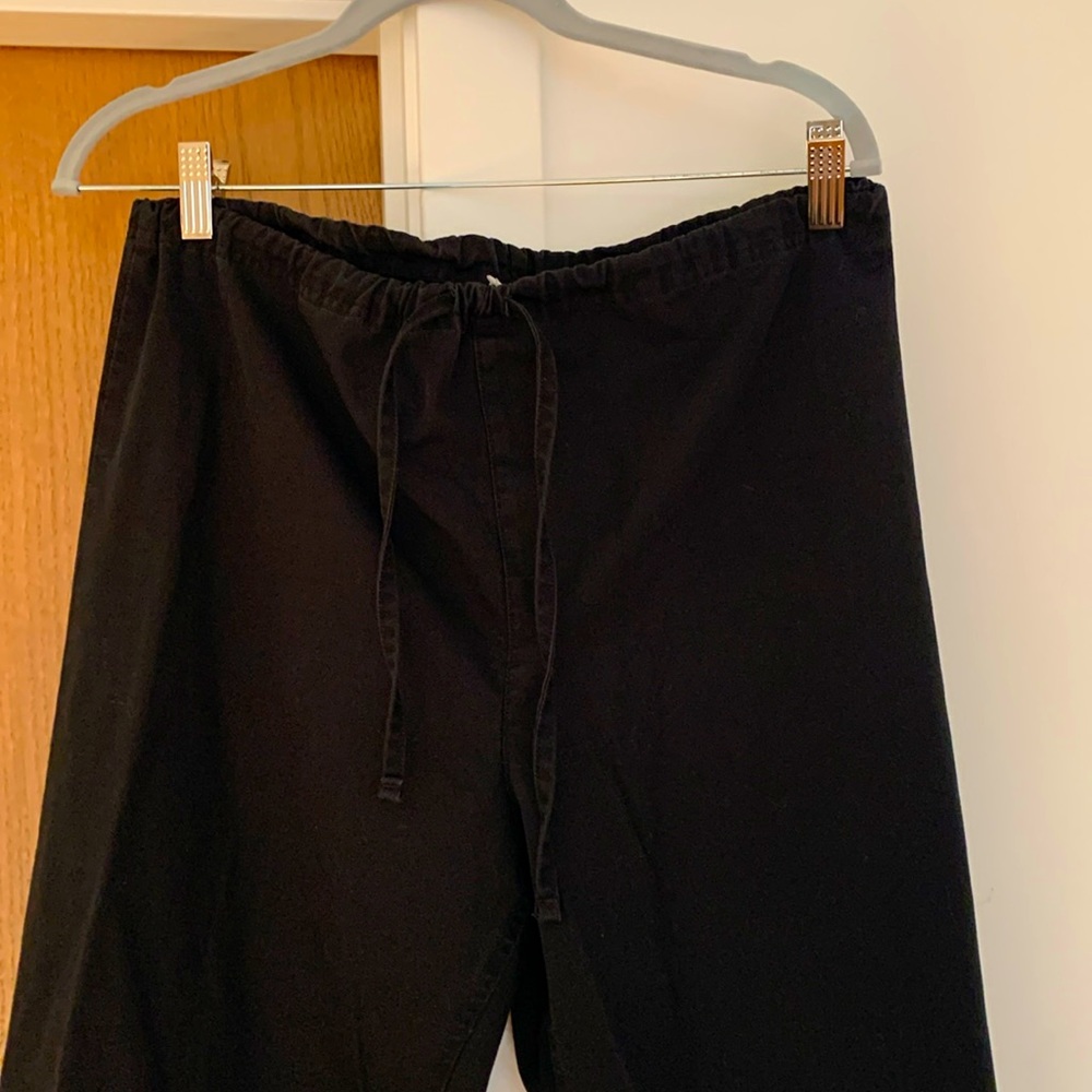 Dickies draw string Pants Scrubs black